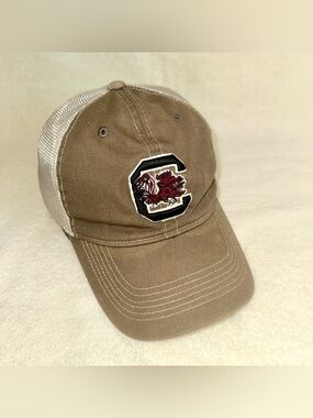 South Carolina Gamecocks Hat Top of the World Trucker Cap Brown Mesh Meshback